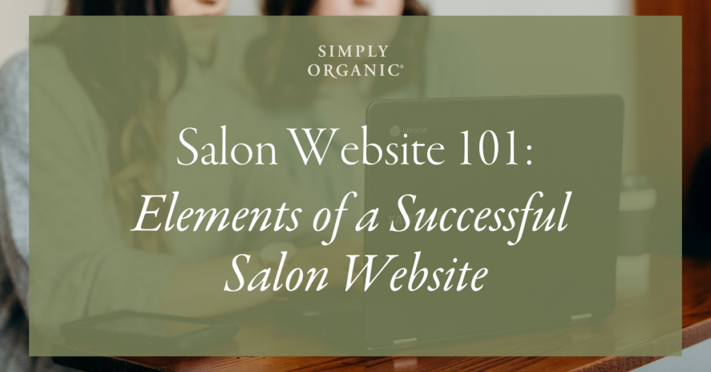 Salon Website 101 Blog Header