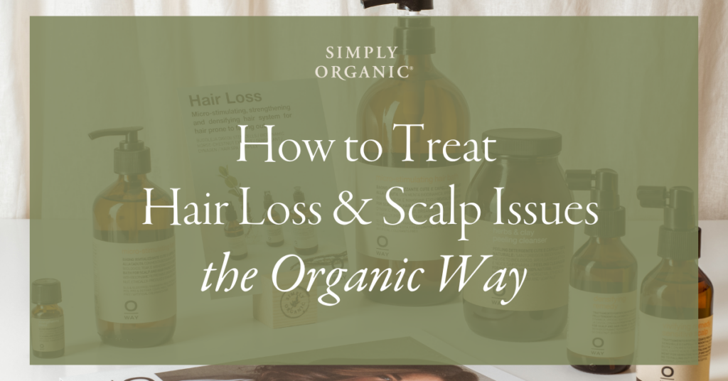 Treat Hair Loss the Organic Way Blog Header